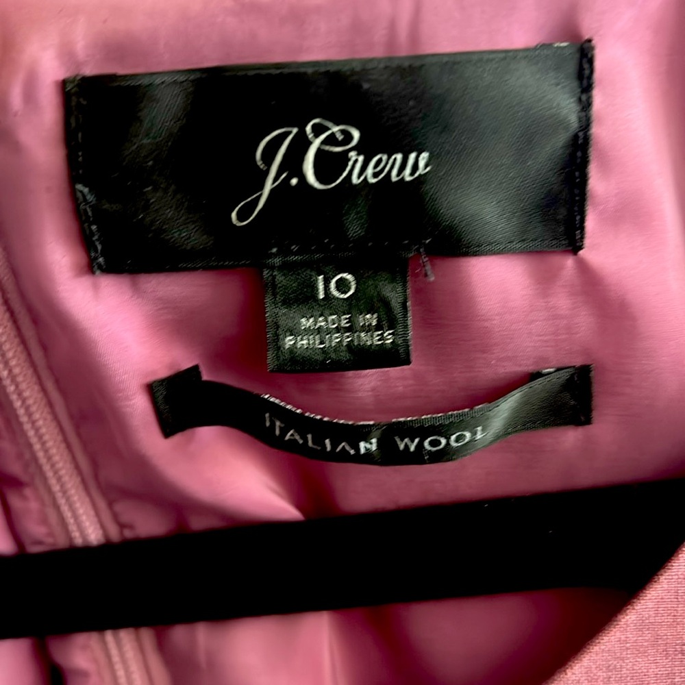 J. Crew Mauve Puff Sleeve Long Dress - Picture 8 of 12